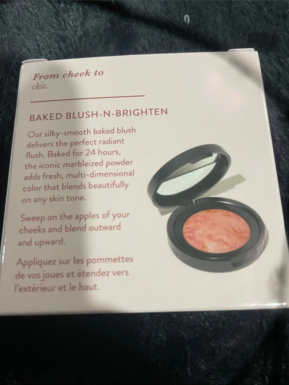Laura Geller Marbleized Blush Baked Blush-N-Brighten - Pink buttercream